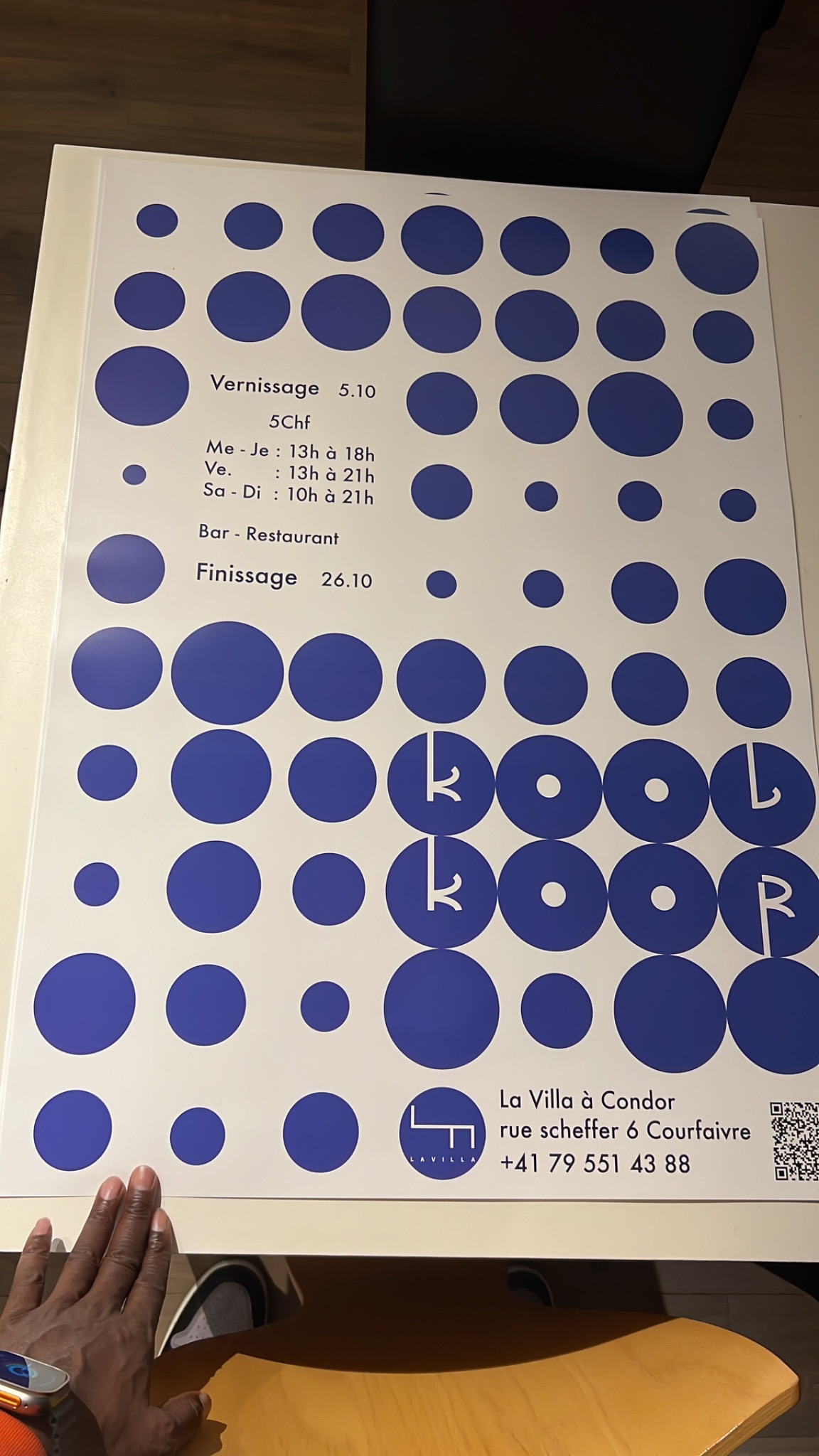 Exhibition announcement for KOOL KOOR at CONDOR, 2024